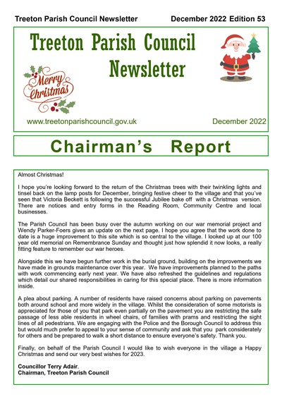 December 2022 newsletter
