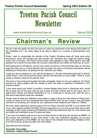 Treeton Parish Council Annual Newsletter
